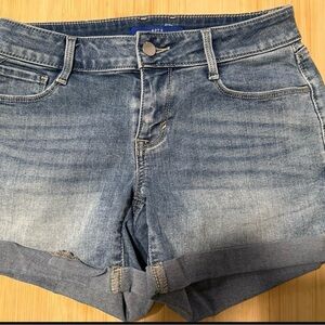 Apt. 9 Light Blue Rolled Cuff Denim Shorts